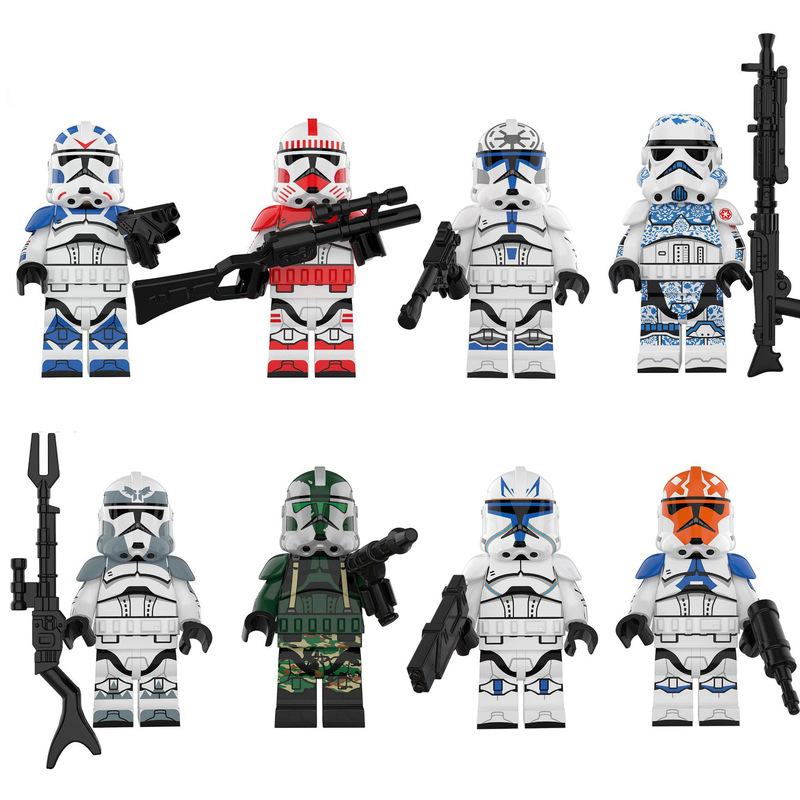 Corey KT1042 Movie Series Storm Clone Commander Legion Guard Building Blocks Toy XP318-325