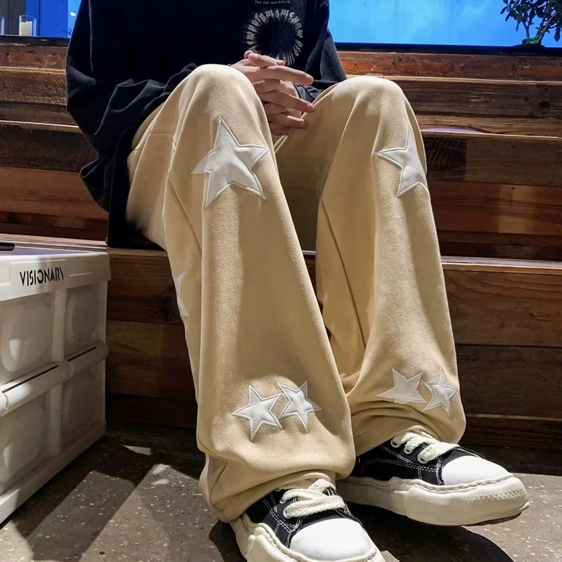 2023 primavera y otoño sueltos pantalones casuales pantalones cortos de los hombres de moda Pantalones rectos nueva llegada para hombres