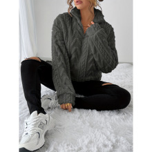 S 40696 Double sided plush zip top ˫��ë���������¿羳