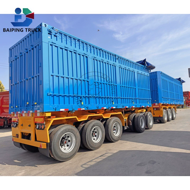 Экспортный боковой поворотный полуприцеп, одноприцепной, полноконтейнерный, реверсивный полуприцеп, самосвал