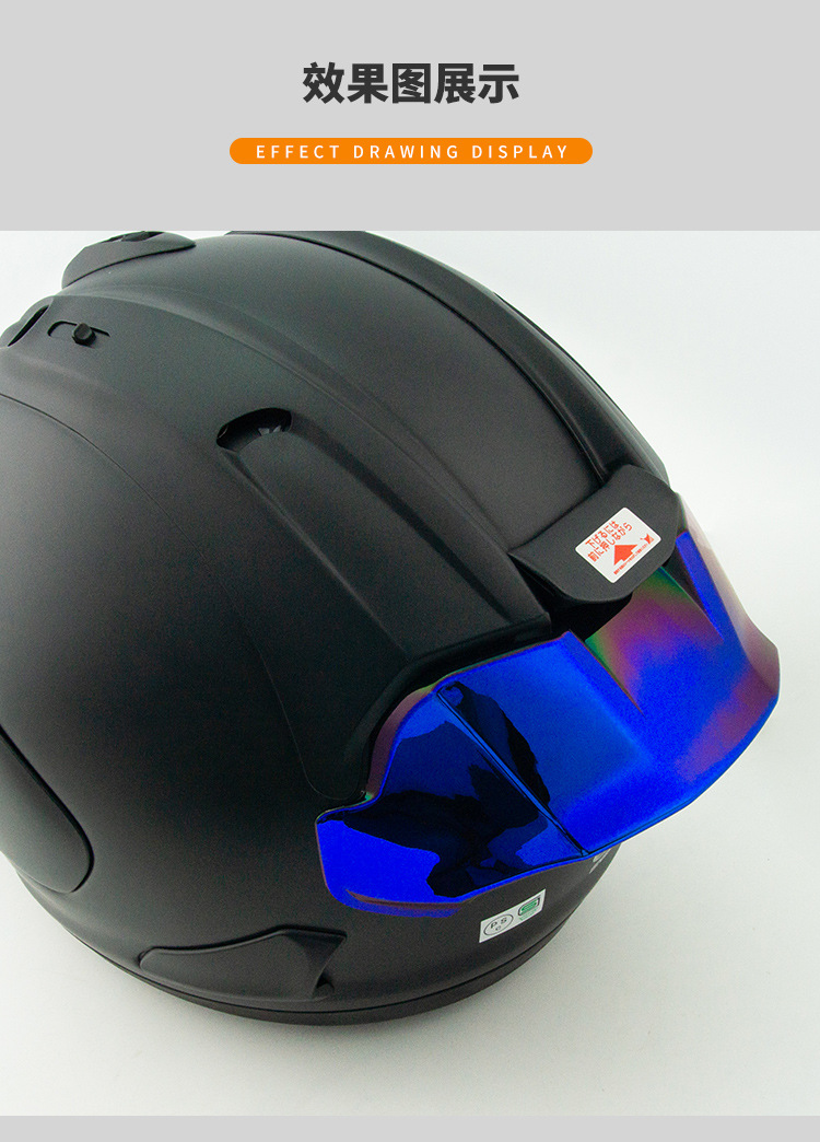 Arai Helmet Rx7X Tail Wing Is Suitable for Arai Rx7X Ne0 Helmet Tail Wing Lens Air Duct Spoiler