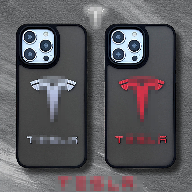 Apple 15promax mobile phone case iPhone16pm tram logo 13pm integrated 12 niche 11 anti-fall matte
