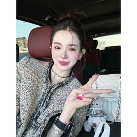 法式小香风复古外套女2026春季新款超好看设计感高端圆领夹克上衣