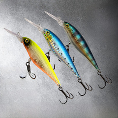 Long-range casting, slow-sinking Minoluya lure—11g, 11cm—with noise-making sound beads; ideal for freshwater and saltwater fishing, targeting snakehead, mandarin fish, and bass.