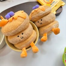 可爱毛绒公仔松饼华夫饼毛绒玩偶公仔毛绒玩具批货游戏城娃娃机
