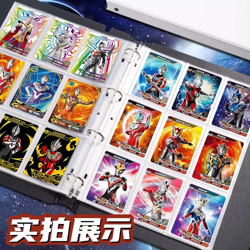 A4 Jiugongge Ultraman's Card Book Collection Libro de colección Edición de lujo Cero Genuino Zeta Colección grande y almacenamiento