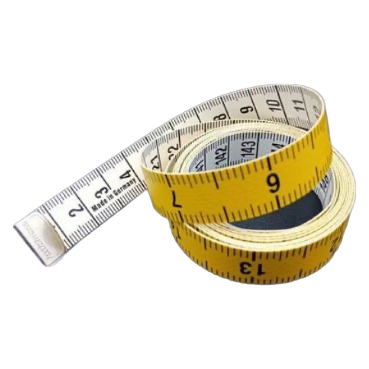 Cinta métrica de calidad importada, cinta métrica, cinta métrica, cinta de medición, cinta de sastre, cinta métrica, medida de 1,5 metros, ropa