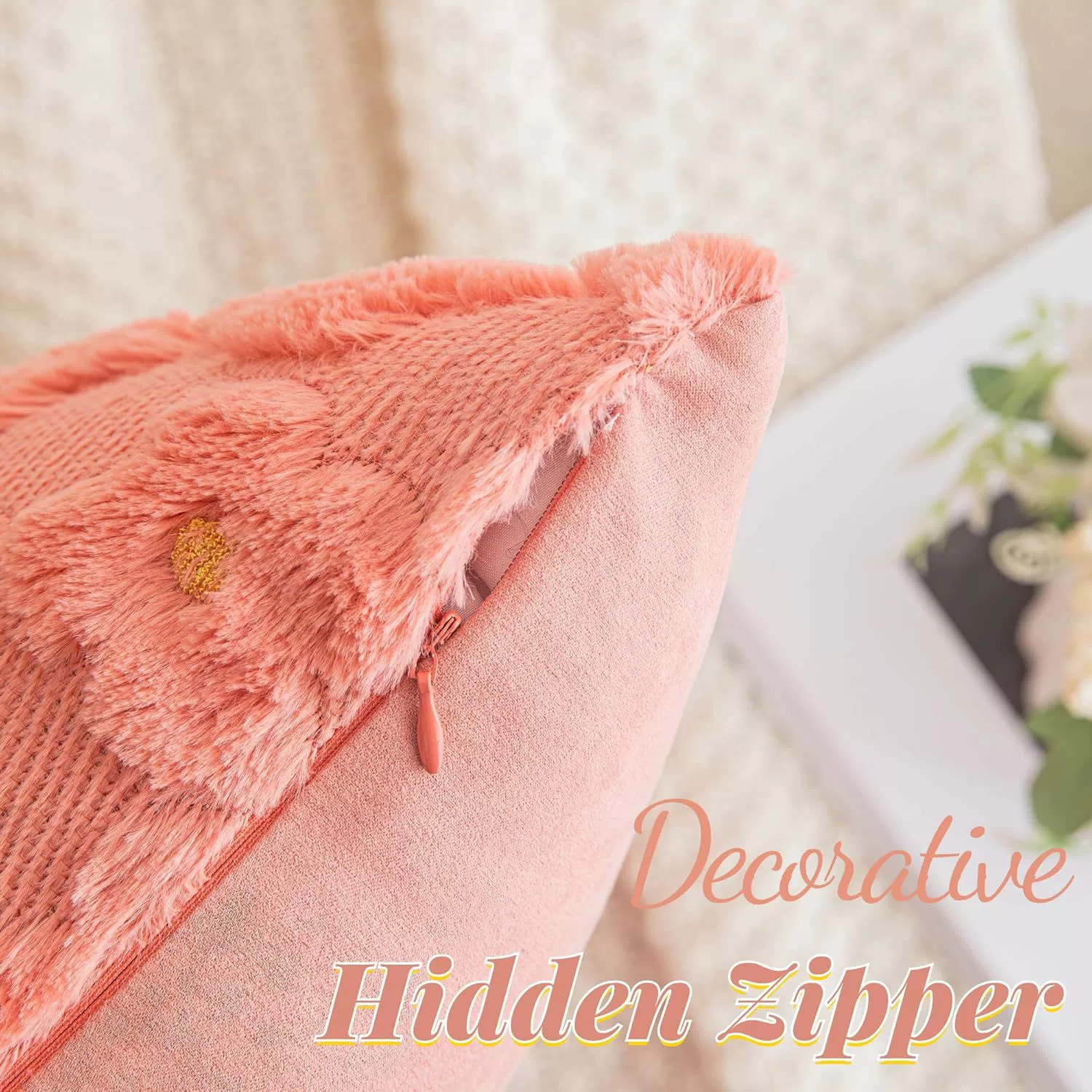 Summer pillow, pillowcase, sofa for home use, flowered