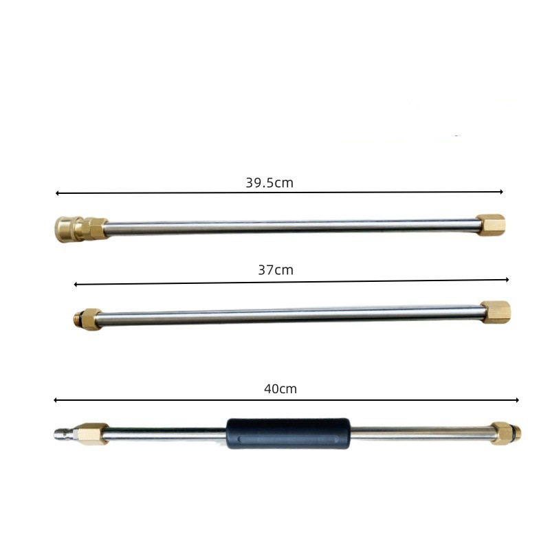 Amazon High-Pressure Washer Car Wash Water Gun Extension Rod 2.2m Total Length Six-Piece Set 4000Psi Extended Length