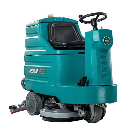 优惠洁驰高配A7驾驶式全自动洗地机用于仓储车间商场的驾驶洗地机