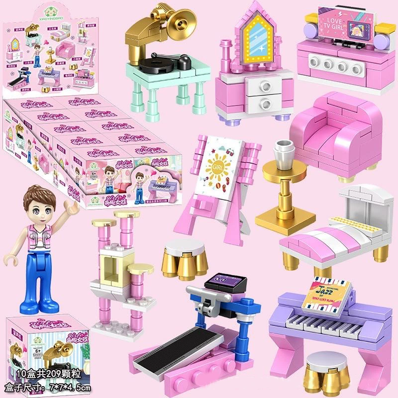 Constructor Toy Building Blocks, Small Particles for Kindergarten, Birthday Gift, Multiple Sets