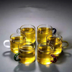 品茗小把杯高鵬硅玻璃咖啡小杯子玻璃功夫杯茶杯水杯禮品贈品