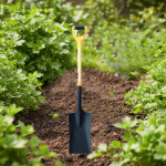 厂家批发 木柄锹 出口欧美农用园林工具锰钢淬火耐磨 Shovel