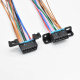 Factory wholesale OBD detection port socket 16-wire black computer detection diagnostic plug OBD one-on-two detection line