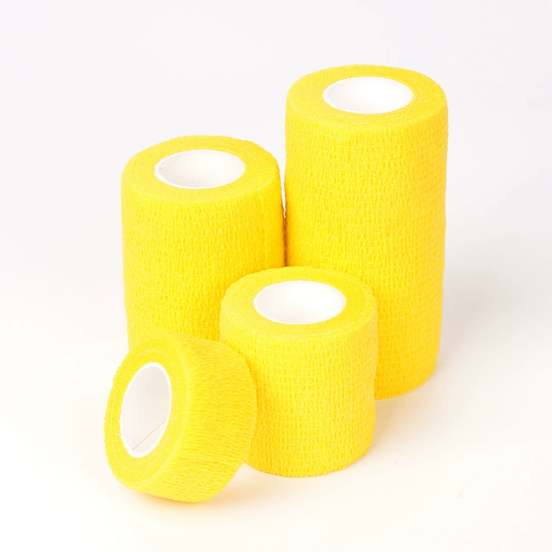 Self-adhesive Elastic Sports Bandage, non-woven, 2.5–15 cm widths × 4.5 m, finger & wrist protection