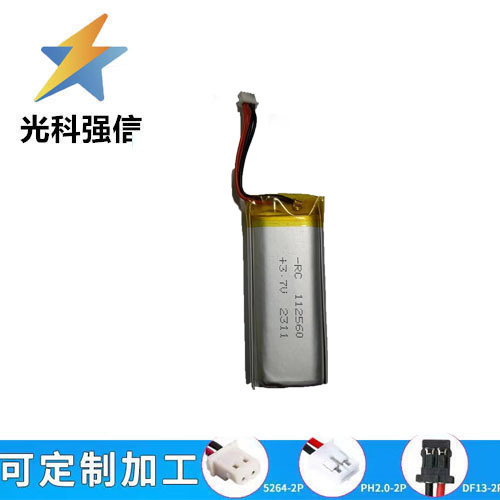 112560聚合物锂电池3.7v2000mAh指纹锁定位器K歌器美容仪充电四线