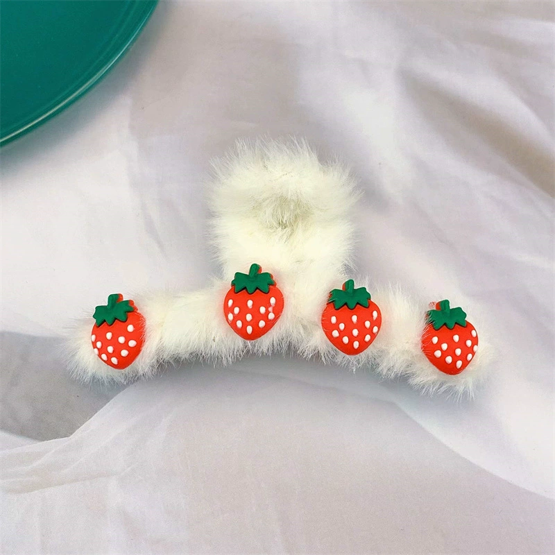 Metal crab hair clip, elegant rhinestone & pearl accents, large styles (multiple colors)