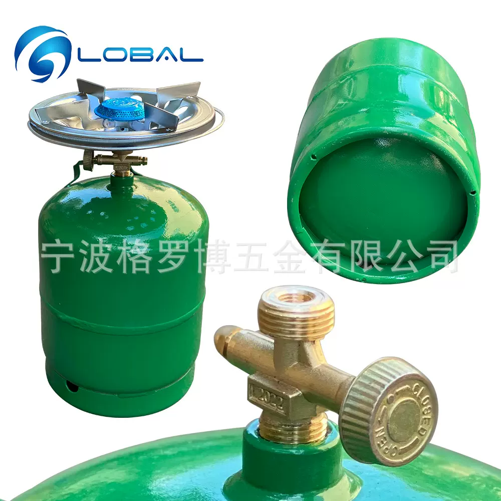 乌克兰3kg8L液化气钢瓶中国制造商LPG gas cylinder factory