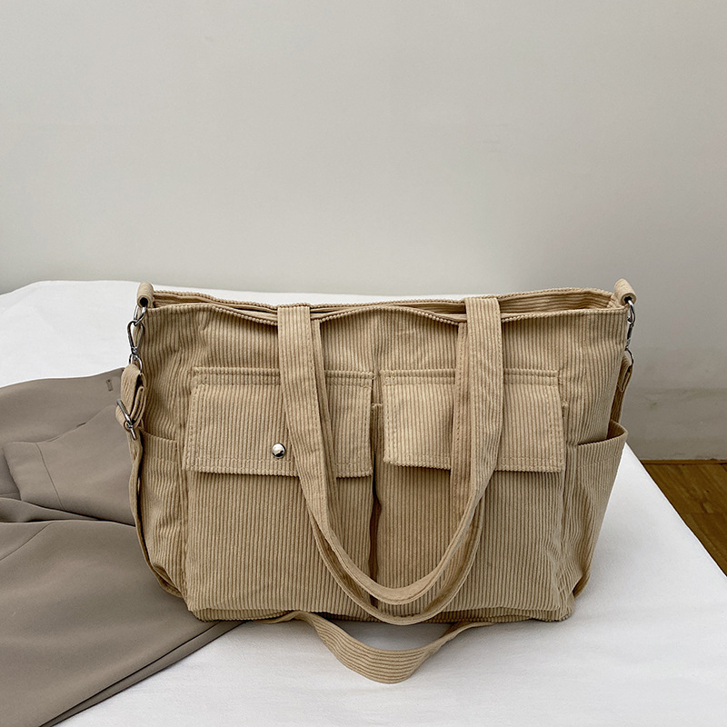 2025 nueva gran capacidad de terciopelo especial nicho universal bolso de hombro casual estilo coreano de viaje bolso de mano
