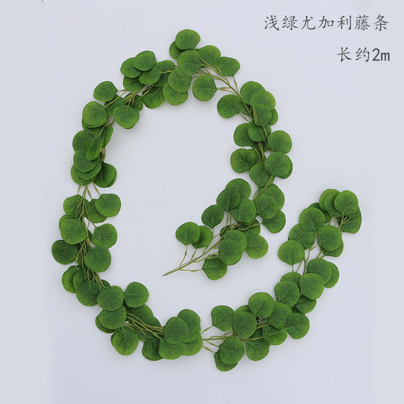 Ratán de eucalipto verde claro