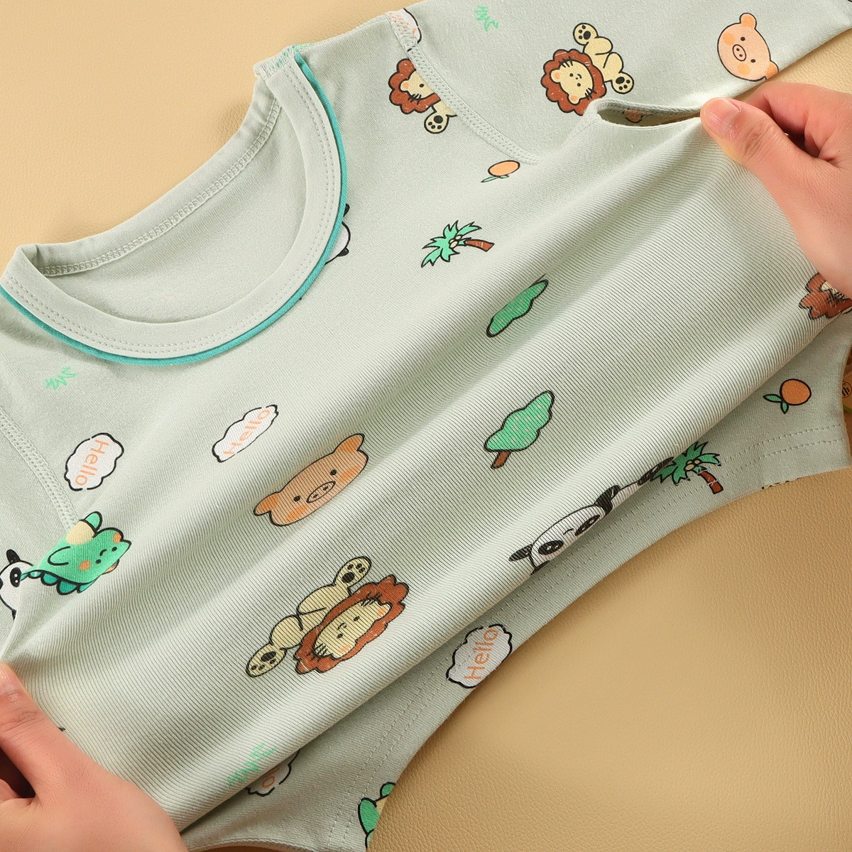 Детское термобелье, хлопковые брюки, тёплый пижамы