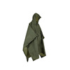Waterproof canopy, street raincoat suitable for hiking, universal trench coat, three in one