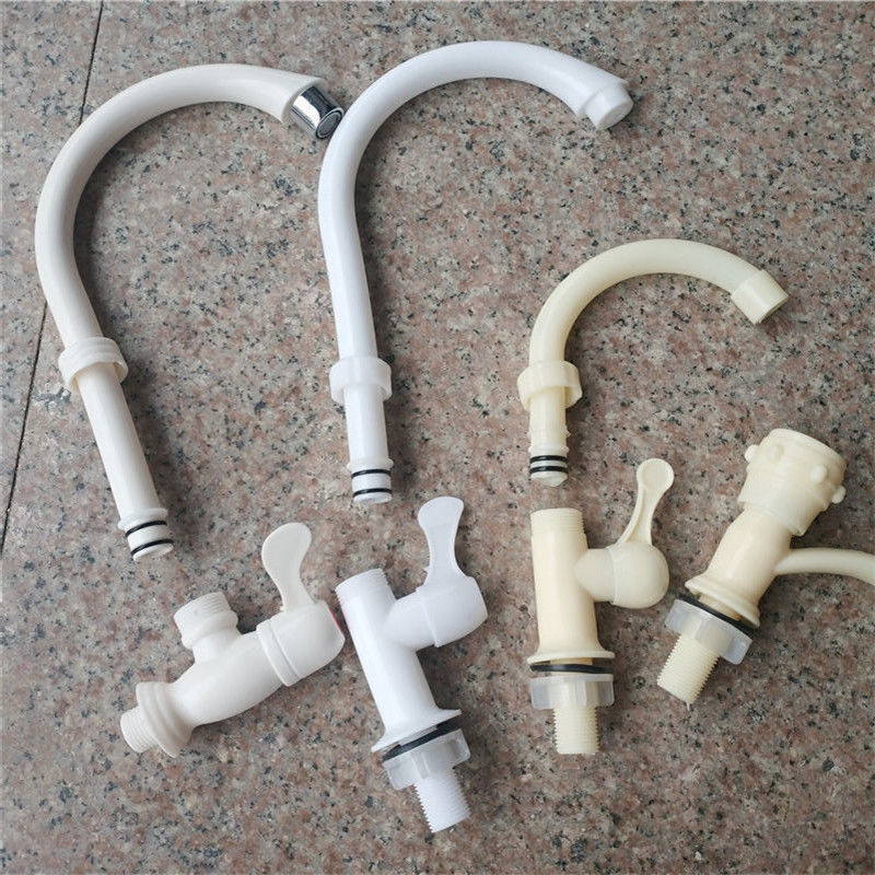 Kitchen single-cooling faucet, plastic faucet for vegetable basin, 4-inch vertical sink, water surface basin, pvc faucet, rotating undefined