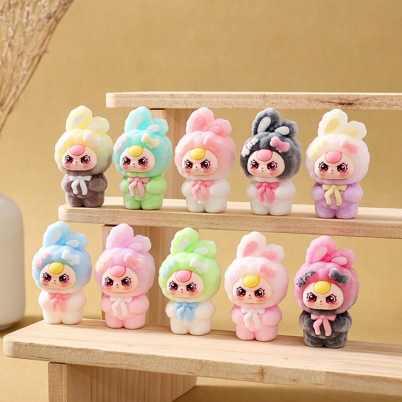 Popular Trendy Cute Figurines DIY Keychain Pendant Blind Box Accessories Mini Car Desktop Ornaments Wholesale