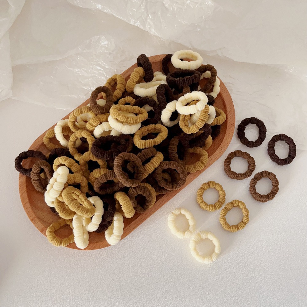 엄지손가락 고리 갈색 계열 100개입 (통)