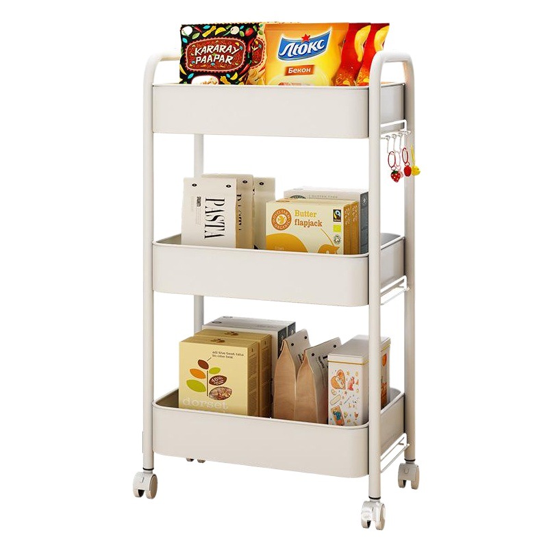 Carro de almacenamiento móvil para sala o baño