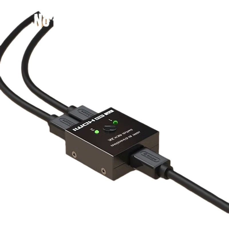HDMI переключатель 2 в 1 HDMI 2.0 двухканальный переключатель 4*2K распределительное устройство, два входа