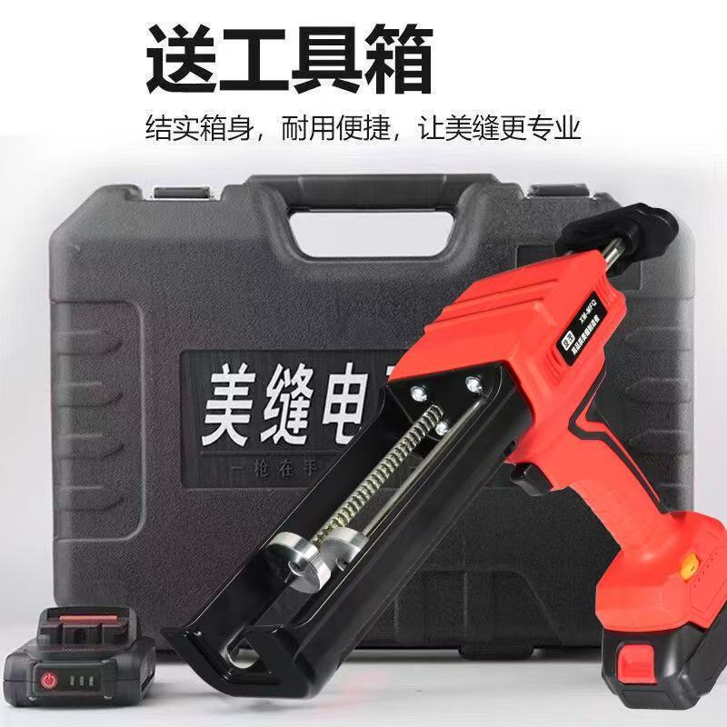 新款电动21美缝打胶机胶枪双管美缝剂全自动施工瓷砖美缝电动胶枪|undefined