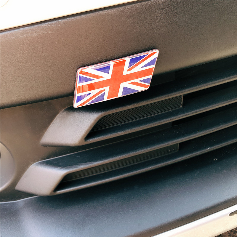 German, American, British, French Flags, Korean, Italian, Spanish, Russian Grille Center Logo