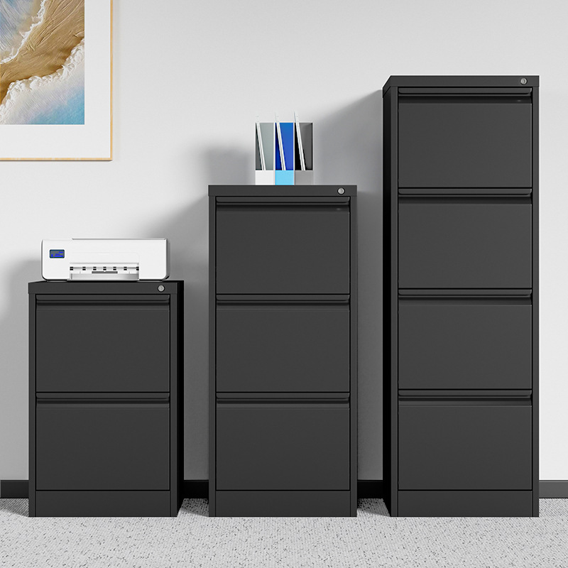 卡箱文件櫃二三四抽快掛撈櫃a4fc資料檔案櫃抽屜式帶鎖多斗收納櫃