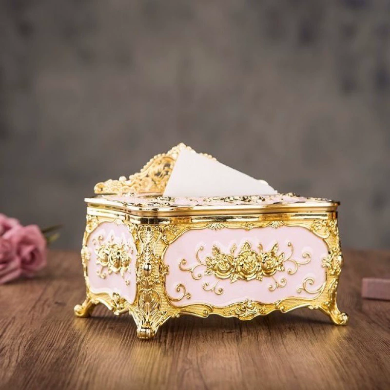 Картонная коробка гостиная рисовальная картонная коробка европейская простота и милый дом бумажная насосная коробка кофейный столик головной шкаф бумажная насосная коробка Amazon