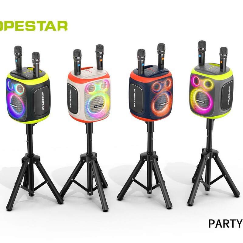 ハイパワー無線ブルートゥースk歌スピーカースタンド付き重低音アウトドアHIFIパーティー大音響パーティー130|undefined