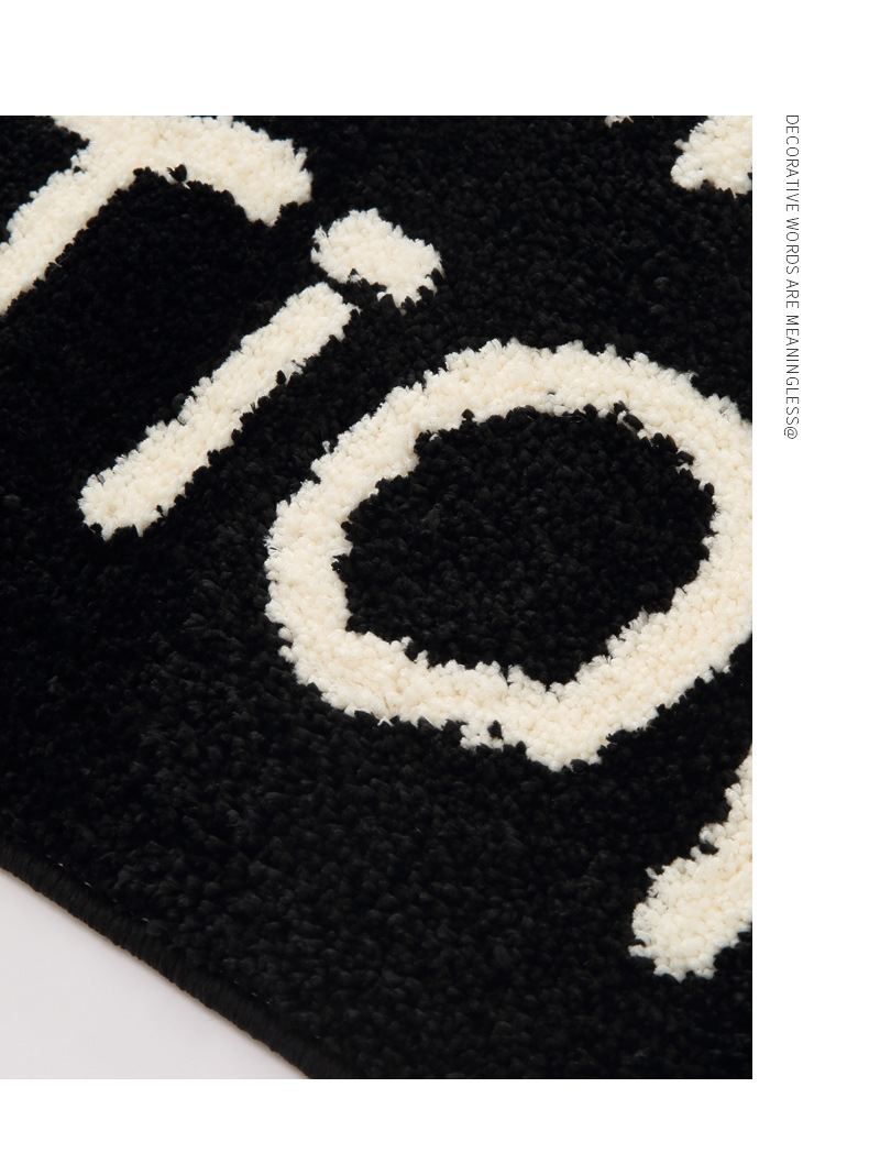 Tapis de chevet absorbant et tapis de bain antidérapant_voghion.com