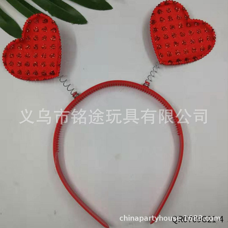 Calcetines de amor rojo amor diadema tocado joyería del día de San Valentín gafas del día de San Valentín calcetines del día de San Valentín medias del día de San Valentín