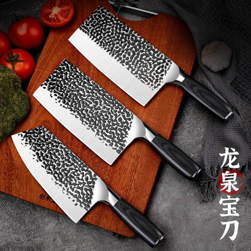 Cuchillo de cocina Longquan cuchillo de cocina afilado cuchillo de cocina Yangjiang cuchillo de cocina Longquan cuchillo de cocina forjado
