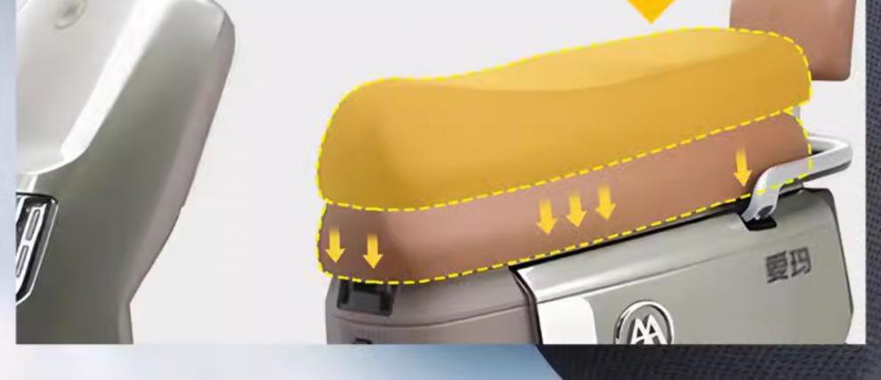 Emma Guard Ab51 Special Seat Cushion Cover Electric Vehicle Accessories Battery Car Seat Cover Mesh Hole Blackout Seat Cushion Emma