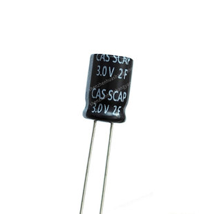 3.0V 2F 8*12/8*16 Super Capacitor Super Farad Capacitor Module Direct Plug Coiled Type