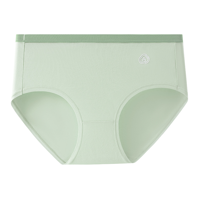 Clase de algodón puro para mujer una entrepierna transpirable antibacteriana chica sin costuras pantalones cortos de cintura media cabeza de algodón para niña calzoncillos de mujer