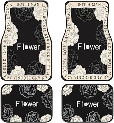 Velvet Car Floor Mats, Easy – Universal Foot Pad - 1-144-suit-30-3344cm-two-piece-set