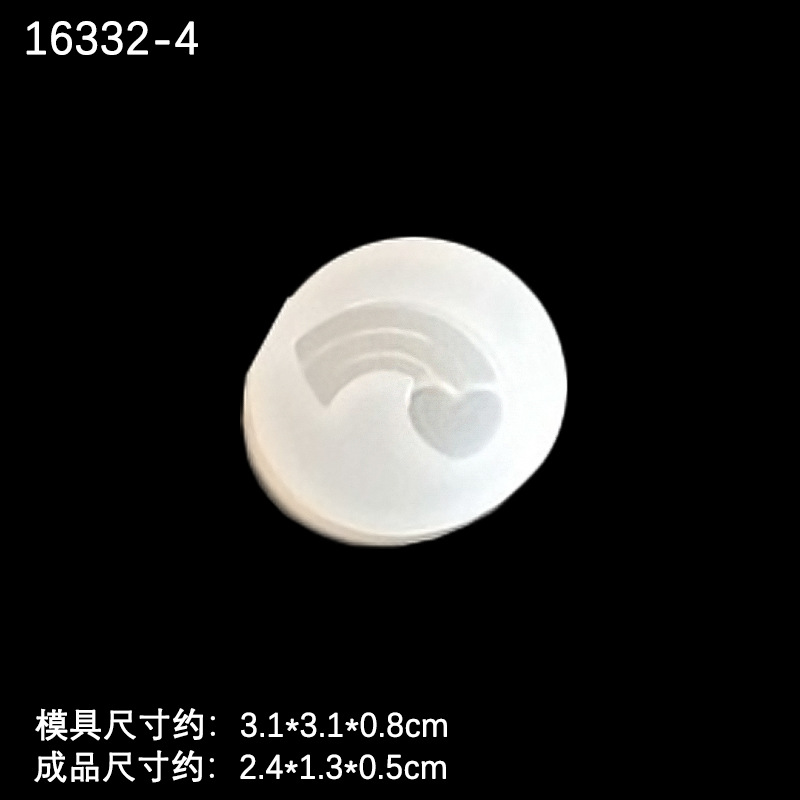 Espejo cristal epoxi Arco Iris cráneo cabeza trébol nota pastel taburete creativo DIY material decorativo Accesorios