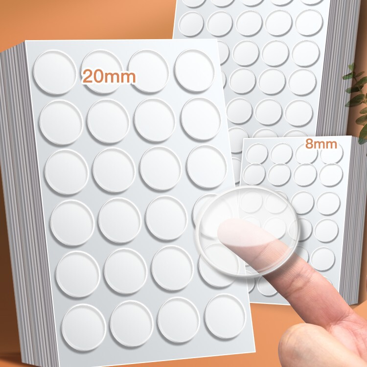 Traceless Double-Sided Tape with High Viscosity to Fix the Wall, Nano-Point Glue Stickers for Couplets, Traceless Wall Stickers for Wedding and Happy Words, Transparent Adhesive