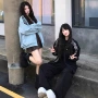 春秋款男女美式运动夹克