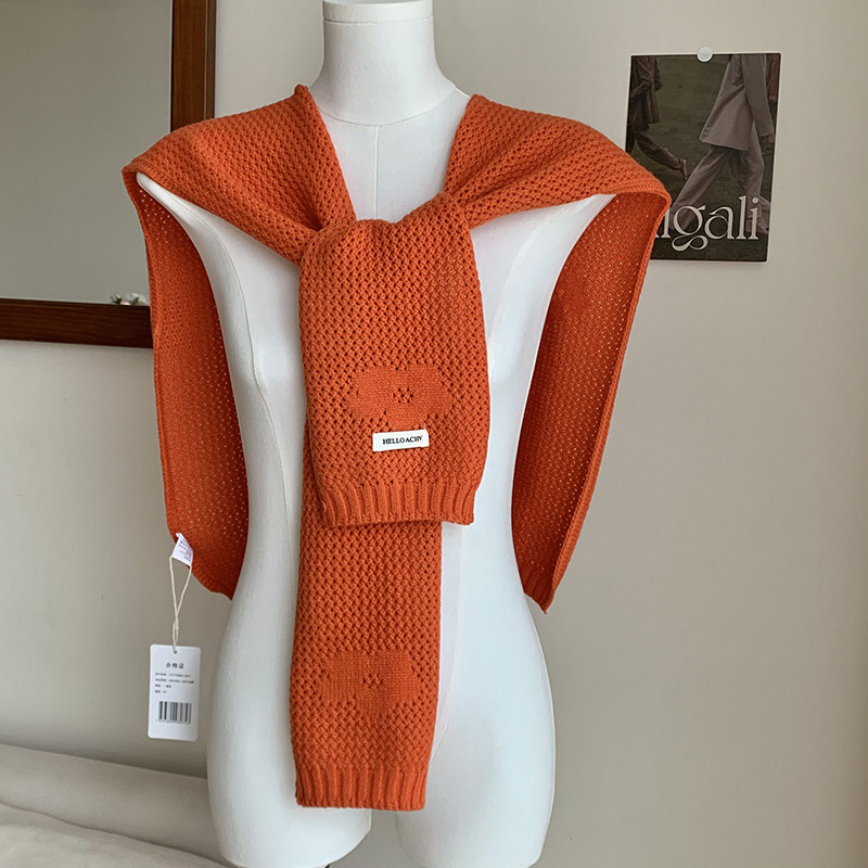 Sopa de punto de alta sensación nueva camisa de estilo extranjero falso cuello de moda universal sopa de punto cruzado con hombros pequeños
