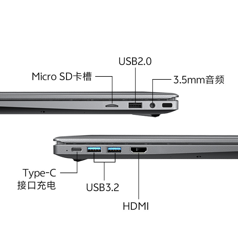 Portátil RK3566 de 14 pulgadas para telecomunicaciones, China Unicom, operadores móviles, escuelas en la nube, oficinas en la nube, portátil delgado y ligero