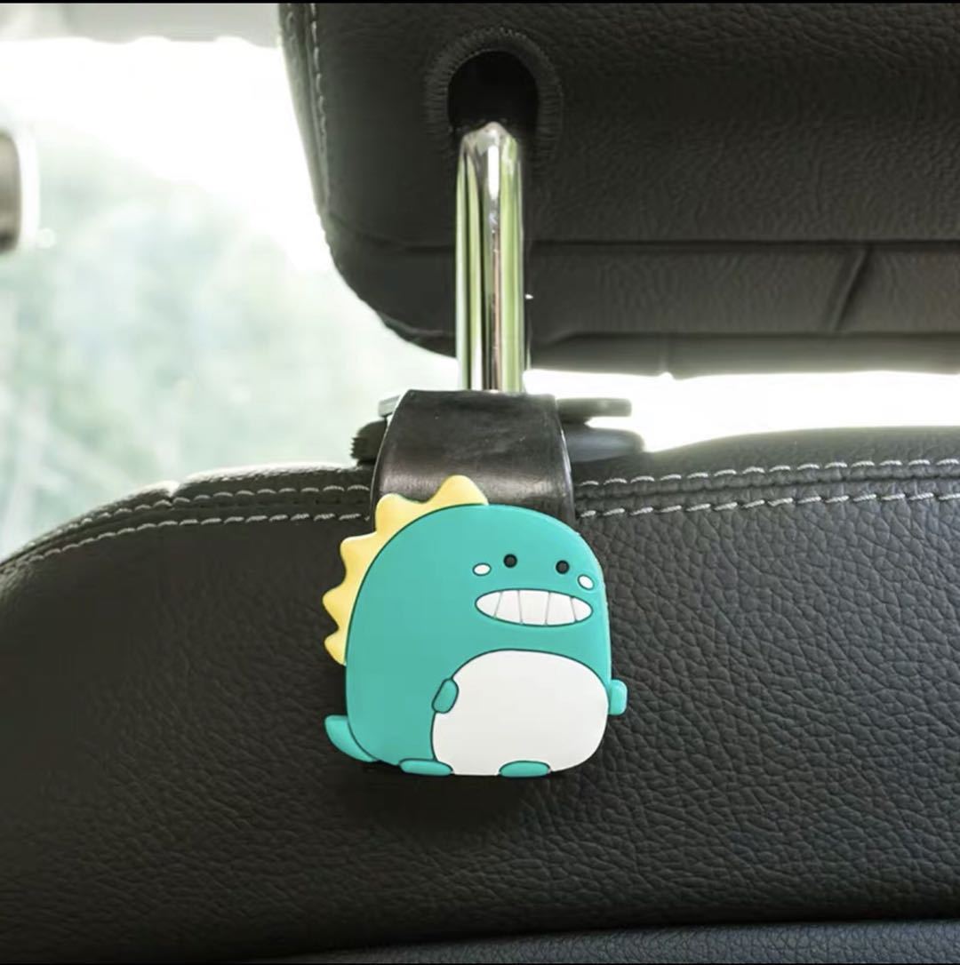 Productos de automóviles creativos, asiento trasero montado en el automóvil, gancho de asiento trasero, gancho de automóvil pequeño, lindo