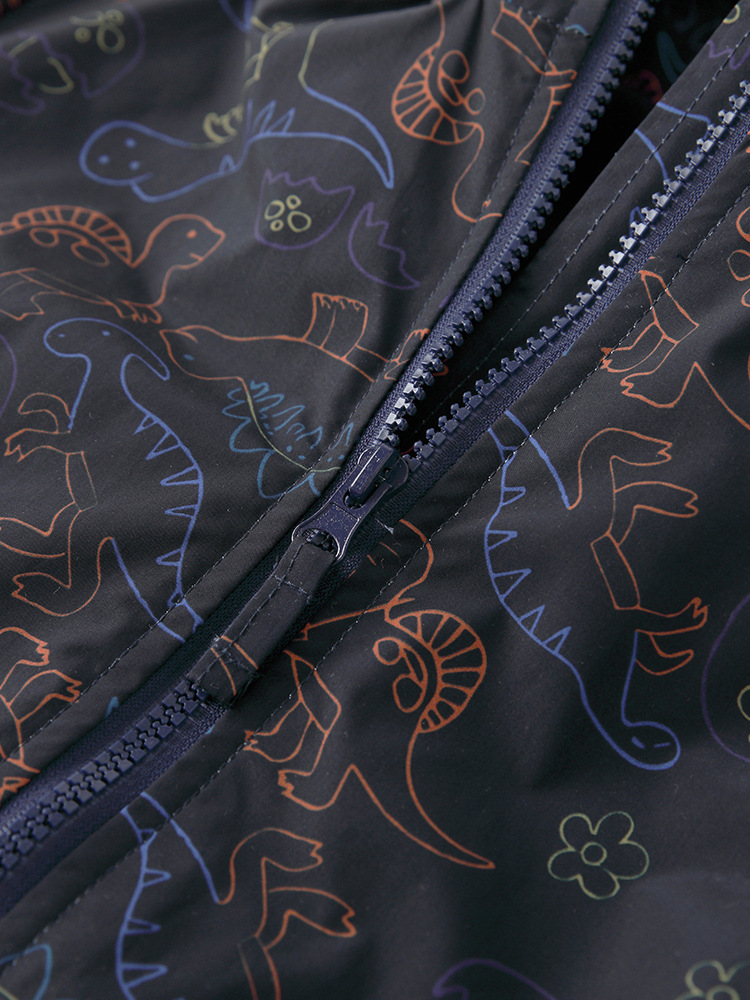 Malwee transfronterizo niño grueso chaqueta de invierno nuevo estilo europeo y americano para niños pequeños y medianos más camisa con cremallera con capuchón chaqueta de primavera